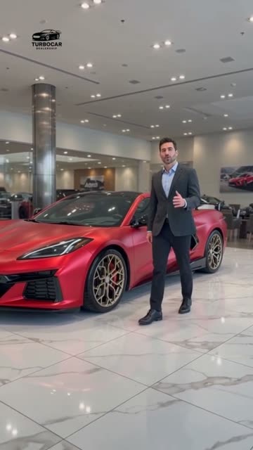 Dealership showroom walkaround with an AI presenter